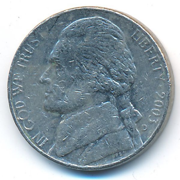 США, 5 центов (2003 г.)