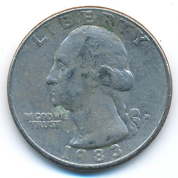США, 1/4 доллара (1983 г.)