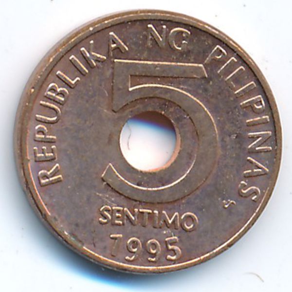 Филиппины, 5 сентимо (1995 г.)