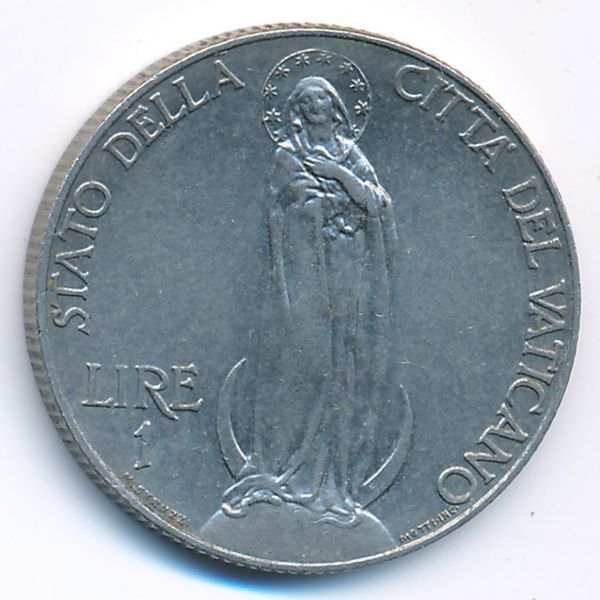 Ватикан, 1 лира (1930 г.)