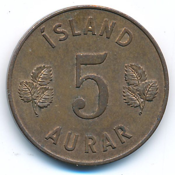Исландия, 5 эйре (1946 г.)