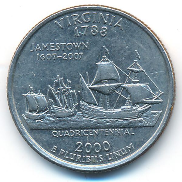 США, 1/4 доллара (2000 г.)