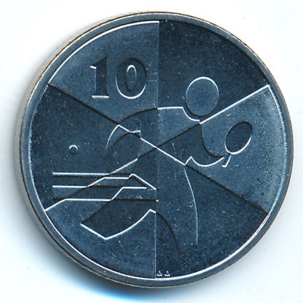 Гибралтар, 10 пенсов (2019 г.)