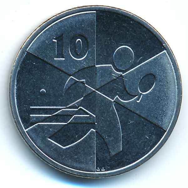 Гибралтар, 10 пенсов (2019 г.)