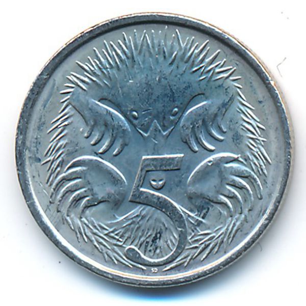 Австралия, 5 центов (2012 г.)