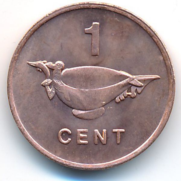 Соломоновы острова, 1 цент (1987 г.)