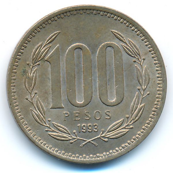 Чили, 100 песо (1993 г.)