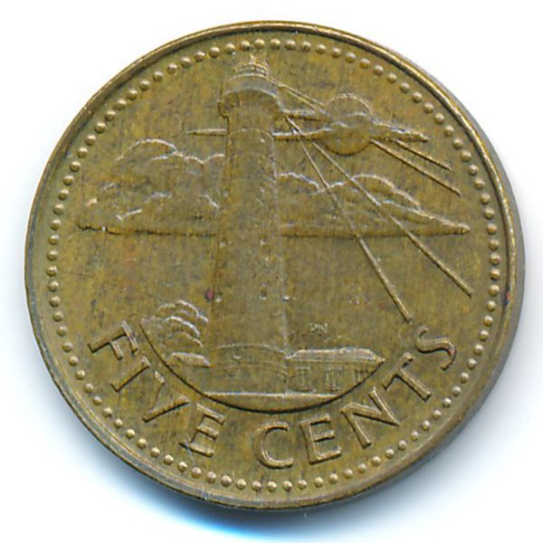 Барбадос, 5 центов (1979 г.)
