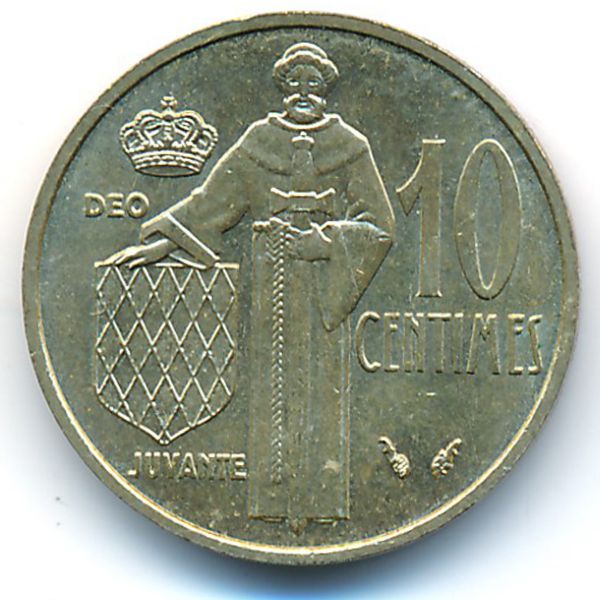 Монако, 10 сентим (1976 г.)