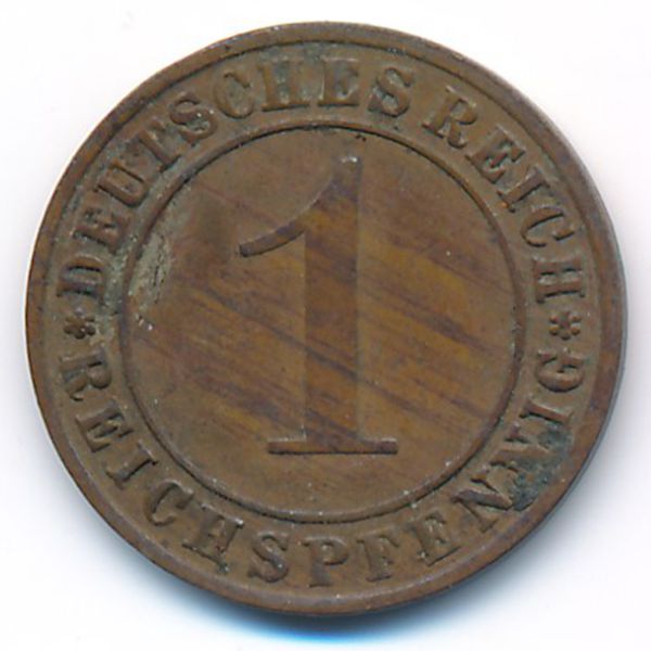 Веймарская республика, 1 рейхспфенниг (1933 г.)