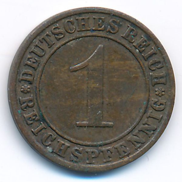 Веймарская республика, 1 рейхспфенниг (1936 г.)