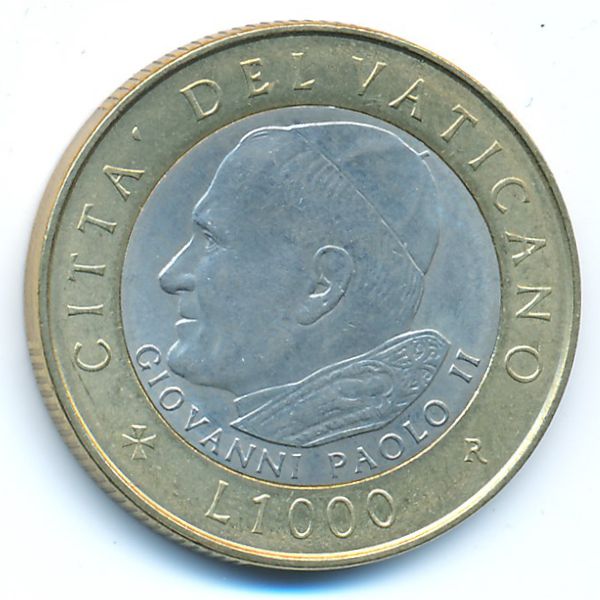 Ватикан, 1000 лир (2001 г.)