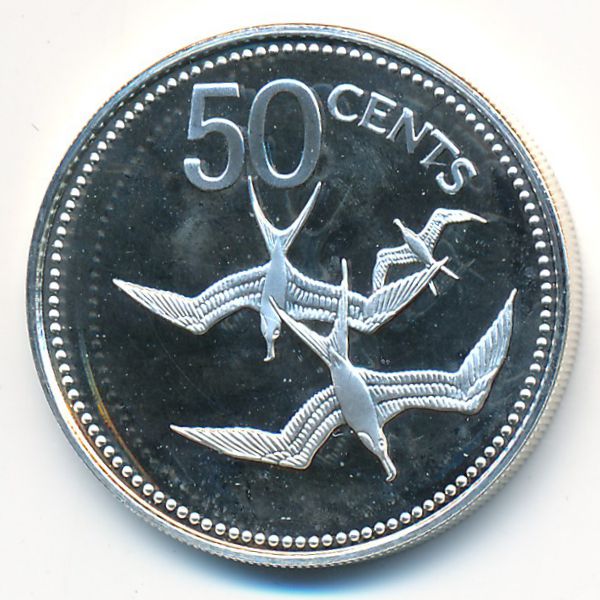 Белиз, 50 центов (1980 г.)