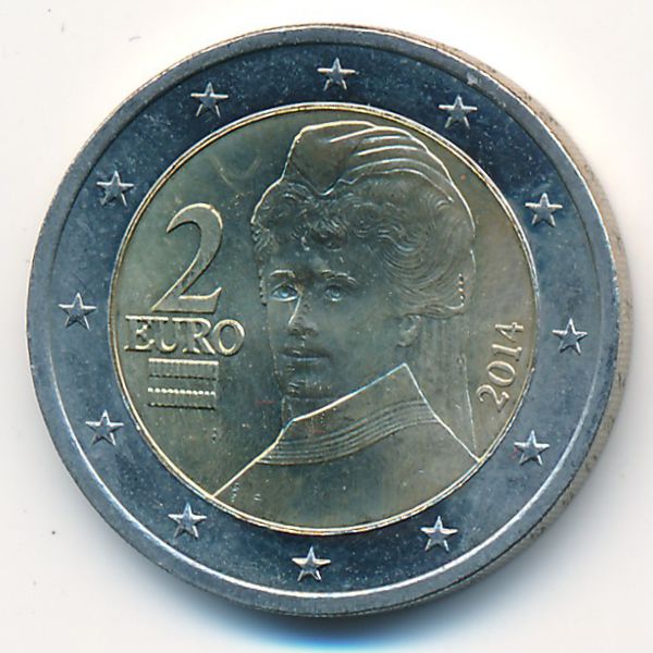 Австрия, 2 евро (2014 г.)