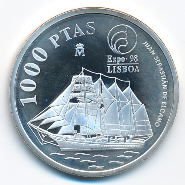 Испания, 1000 песет (1998 г.)