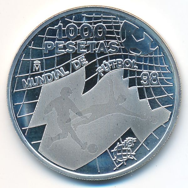 Испания, 1000 песет (1998 г.)