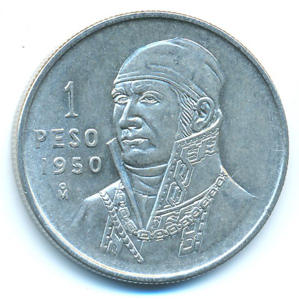 Мексика, 1 песо (1950 г.)