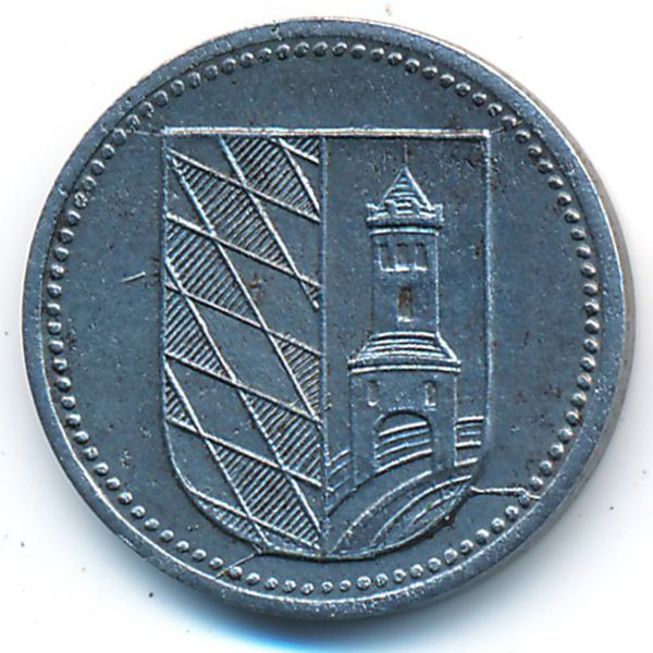 Гюнцбург., 10 пфеннигов (1917 г.)