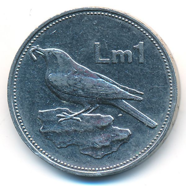 Мальта, 1 лира (1986 г.)