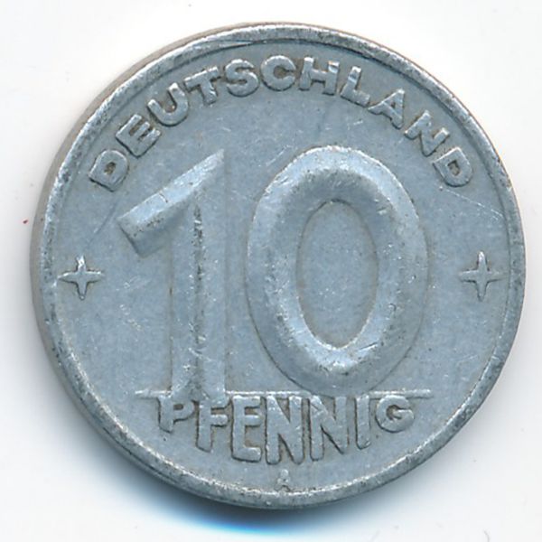 ГДР, 10 пфеннигов (1948 г.)