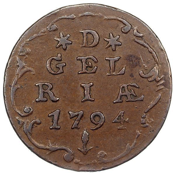 Гелдерланд, 1 дуит (1794 г.)