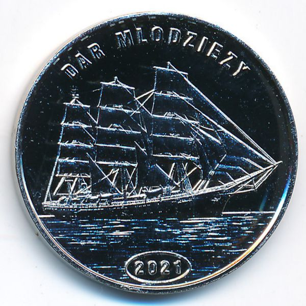Остров Флорес., 1 доллар (2021 г.)