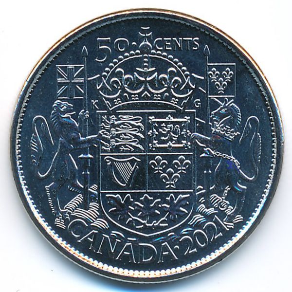 Канада, 50 центов (2021 г.)