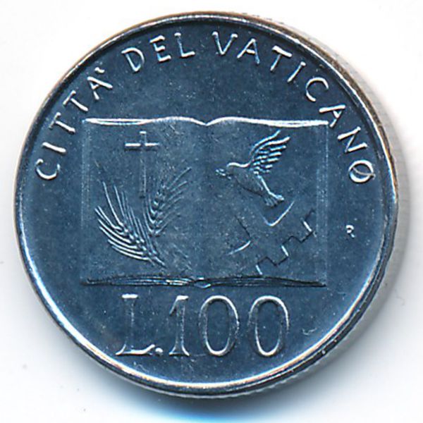 Ватикан, 100 лир (1992 г.)