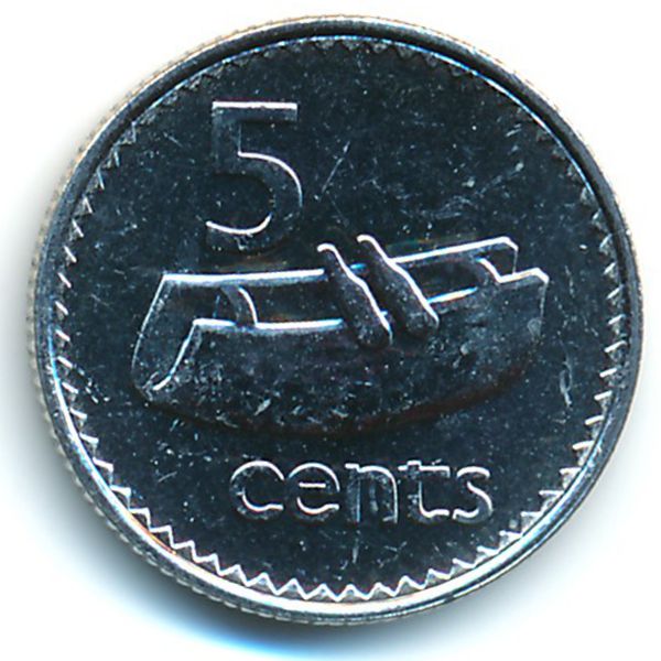 Фиджи, 5 центов (1990 г.)