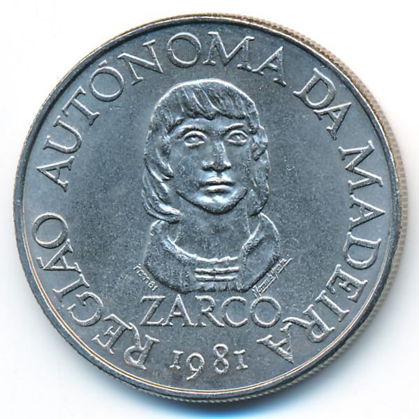 Остров Мадейра, 100 эскудо (1981 г.)