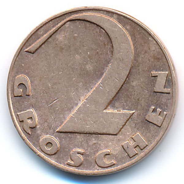 Австрия, 2 гроша (1929 г.)