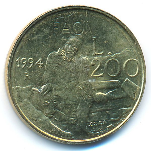 Сан-Марино, 200 лир (1994 г.)