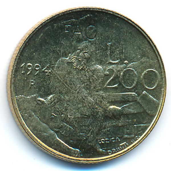 Сан-Марино, 200 лир (1994 г.)