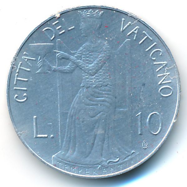 Ватикан, 10 лир (1979 г.)