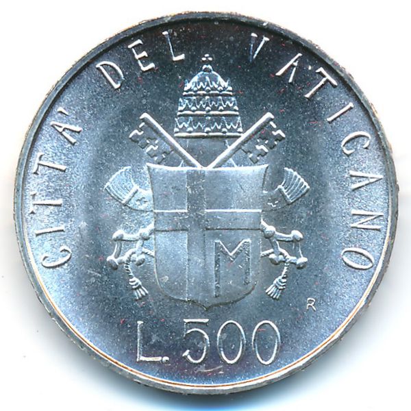 Ватикан, 500 лир (1981 г.)