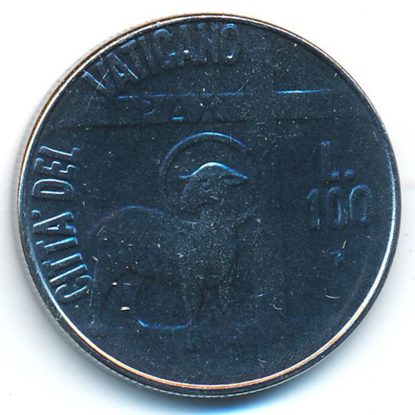 Ватикан, 100 лир (1984 г.)