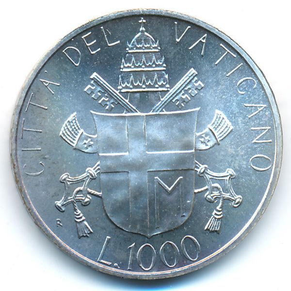 Ватикан, 1000 лир (1986 г.)