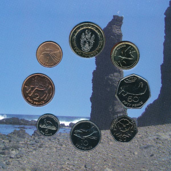 Остров Святой Елены и острова Вознесения, Набор монет (2003 г.)