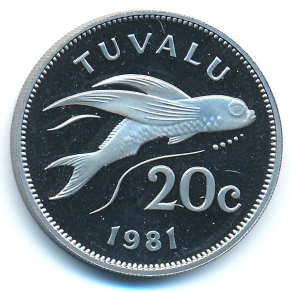 Тувалу, 20 центов (1981 г.)