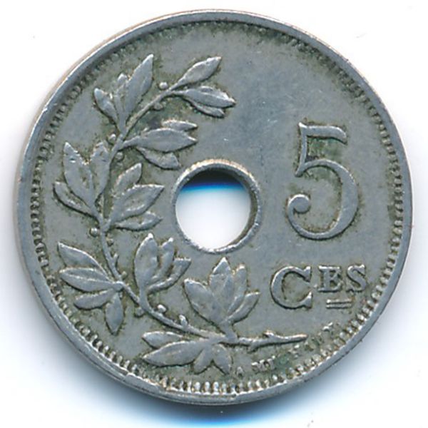 Бельгия, 5 сентим (1922 г.)