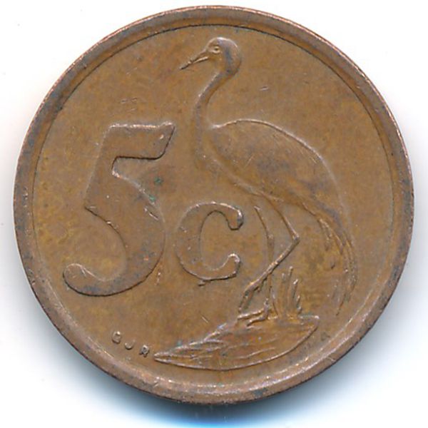 ЮАР, 5 центов (1997 г.)