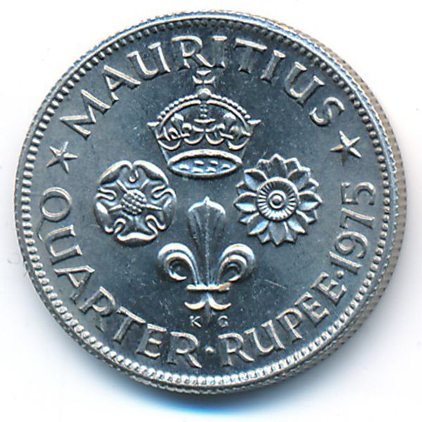 Маврикий, 1/4 рупии (1975 г.)
