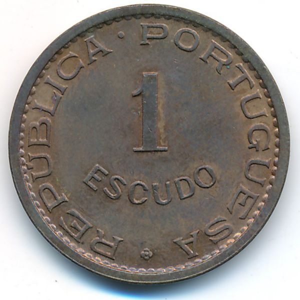 Тимор, 1 эскудо (1970 г.)