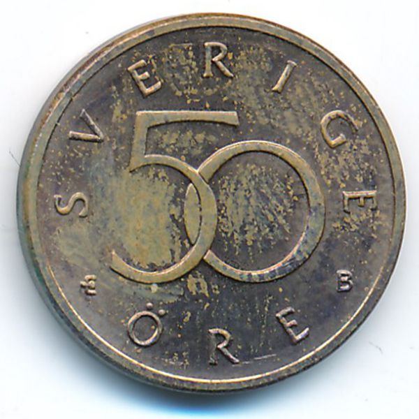 Швеция, 50 эре (2001 г.)