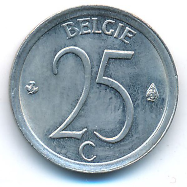 Бельгия, 25 сентим (1966 г.)