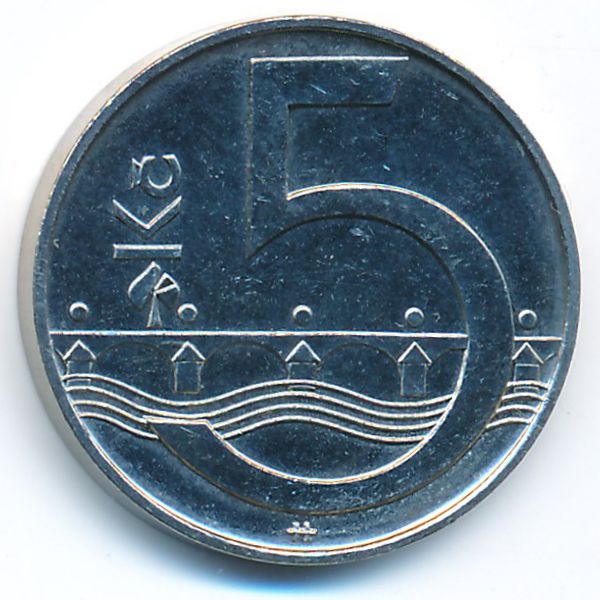 Чехия, 5 крон (2002 г.)
