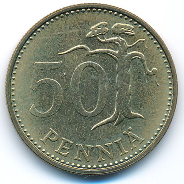 Финляндия, 50 пенни (1970 г.)