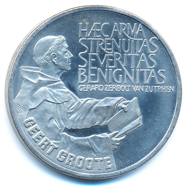 Нидерланды., 2 1/2 экю (1990 г.)