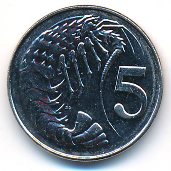 Каймановы острова, 5 центов (2008 г.)