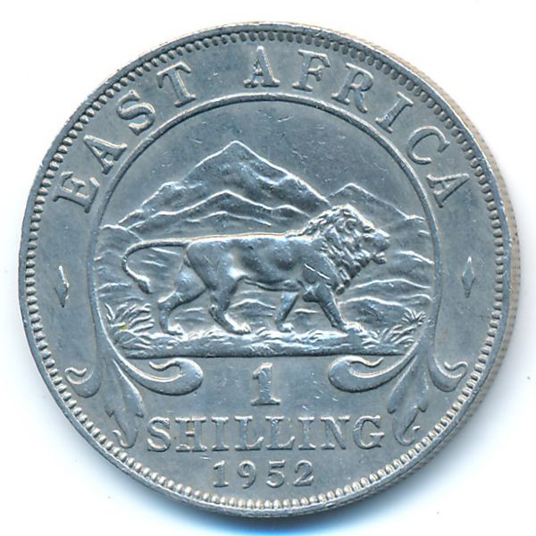 Восточная Африка, 1 шиллинг (1952 г.)